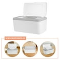 thumbnail image 3 of OFFIGAM Large Capacity White Wet Wipe Box with Pullout Opening for Home Use PP Material, 3 of 8