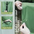thumbnail image 3 of Poncho Imperméable pour Adultes avec Capuche et Fermeture Éclair, 3 of 4