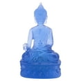 thumbnail image 1 of Tibetan Medicine Buddha Statue, lucent Resin Buddha Sculpture Meditation Decor Spiritual Decor C, 1 of 5