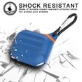 thumbnail image 4 of Funda para AirPods Pro 2 ATIMIRA impermeable con mosquetón azul, 4 of 6