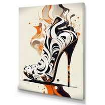 Designart 50S Art Deco Shoes Canvas Wall Art