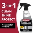 thumbnail image 3 of (6 pack) Weiman Stainless Steel Cleaner & Polish Trigger Spray, 12 fl oz, 3 of 13
