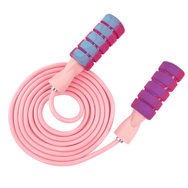 Adjustable jump rope，Anti-Slip Foam Handles for Fitness Workouts and Speed Training