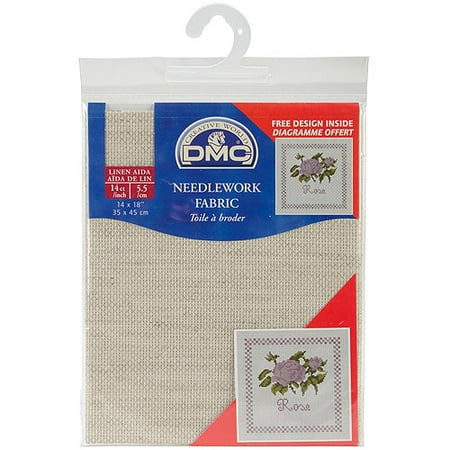 Aida Linen Needlework Fabric, 14 Count, 14" x 18"