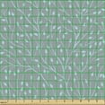 thumbnail image 2 of Ambesonne Forest Fabric by the Yard Upholstery, Botanical Growing Tree Art, 10 Yards, Grey Teal Pale Blue, 2 of 5