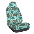 thumbnail image 1 of Wukai Turtles And Seahorses Full Set Car Seat Covers with Soft Padding Universal Auto Front Seats Protector and Cushion Mat, 1 of 5