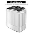 Gymax Compact Mini Twin Tub 8lbs Washing Machine Washer Spinner