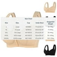 thumbnail image 3 of Hilenly Women’s Minimizer Bra Wireless Front-Close Bras Full Figure Wirefree Large Bust Bra Comfy Everyday Bras, 3 of 9