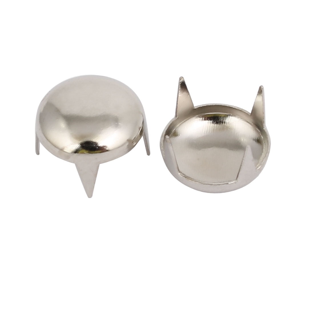 Unique Bargains 100pcs Copper 9mm Dia Round Head Paper Fastener