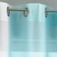 thumbnail image 4 of 2 Piezas Azul-tamaño M Voile Window Cortina Ojal Ancho Total 280cm Para Sa De Estar Con Cuerda Tiebacks De Sunnimix Panel de cortina de ventana transparente, 4 of 8