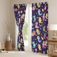 thumbnail image 3 of Castle Fairy Cartoon Dinosaur Astronaut Black Out Curtains for Kids Children,Starry Sky Planet Curtains Pack of 2 (42x63 Each),Kawaii Animal Dino Bedroom Curtains,Lightweight Room Decor, 3 of 6