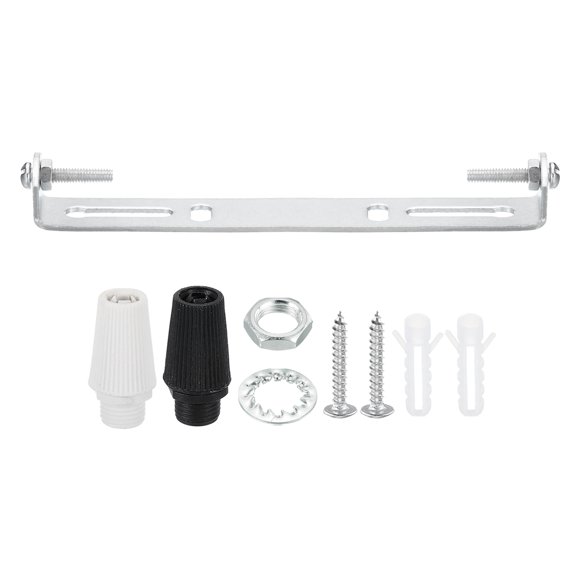 Uxcell Ceiling Light Plate Kit, Light Fixture Mounting Bracket Plate Steel Crossbar 125mm 1
