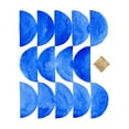 thumbnail image 2 of Green, Jacob 15x15 White Modern Wood Framed Museum Art Print Titled - Sapphire Halves I, 2 of 4