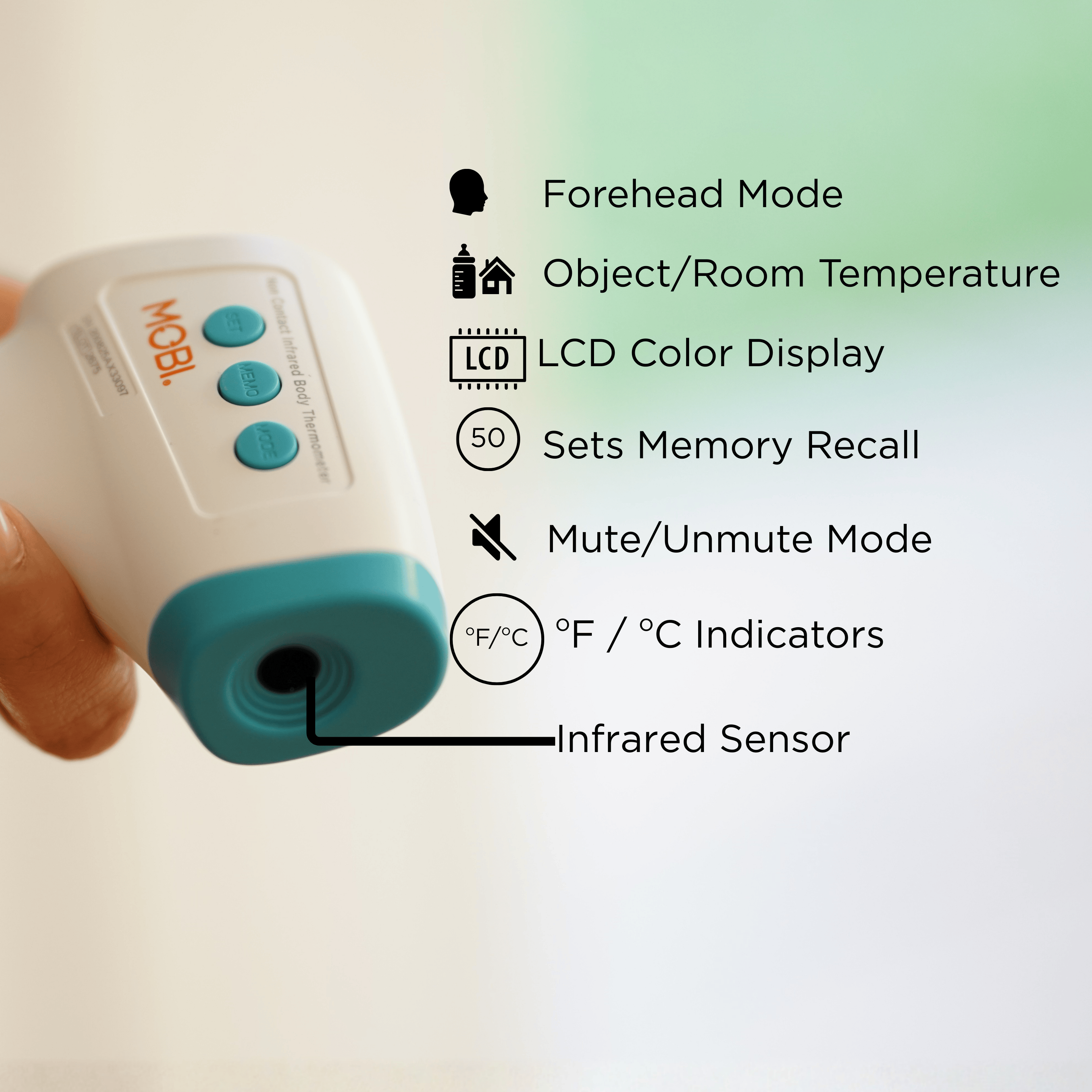 Mobi Non-Contact Forehead Digital Thermometer photo 5