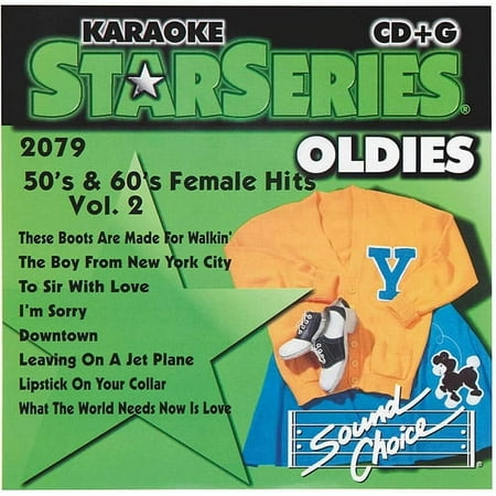 50s and '60s Female Hits Karaoke CD