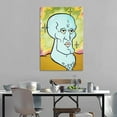 thumbnail image 3 of Funny Handsome Squidward Print Photo Art Painting Canvas Poster Home Decorative Bedroom Modern Decor Posters Gifts 16x24inch(40x60cm), 3 of 6