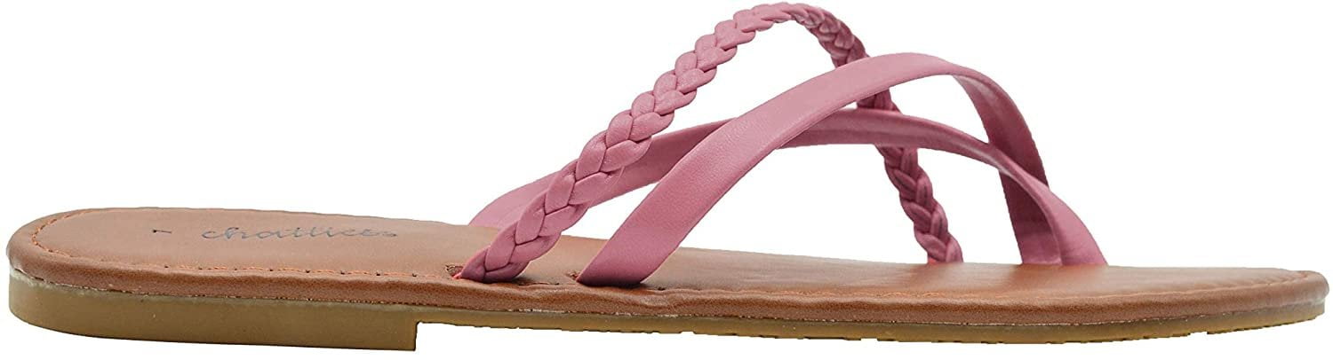 Chatties Women's Blush Fashion Sandals with Braid Kuwait Ubuy - Main Image