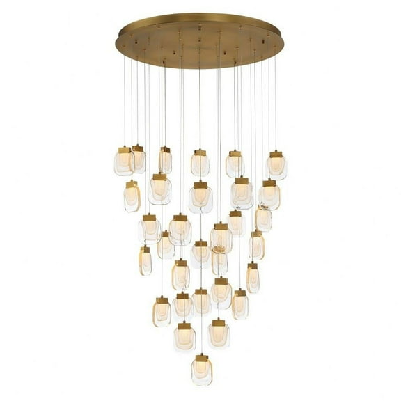 Round Chandelier 31 Light-Gold Finish Bailey Street Home 79-Bel-4187027