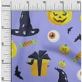 thumbnail image 2 of oneOone Cotton Cambric Medium Purple Fabric Halloween Quilting Supplies Print Sewing Fabric By The Yard 42 Inch Wide, 2 of 4