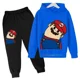 thumbnail image 1 of Traje de algodón con capucha de Super Mario bros para niño Y niña, ropa deportiva con capucha, conjuntos de Pokémon, 2, 5, 6, 7, 8, 9, 10, 11, 12 años, 1 of 1