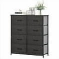 thumbnail image 4 of YYEAN 8 Drawers Chest of Storage Drawer Dresser Furniture Bedroom Organizer, Material-iron frame + non-woven synthetic fabric + MDF board + cardboard + fabric handle, Black Gray, 4 of 5