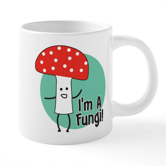 CafePress - I'm A Fungi - 20 Oz White Ceramic Mega Mug