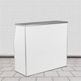 thumbnail image 5 of Pemberly Row Contemporary Metal 4' Laminate Foldable Bar in White, 5 of 5