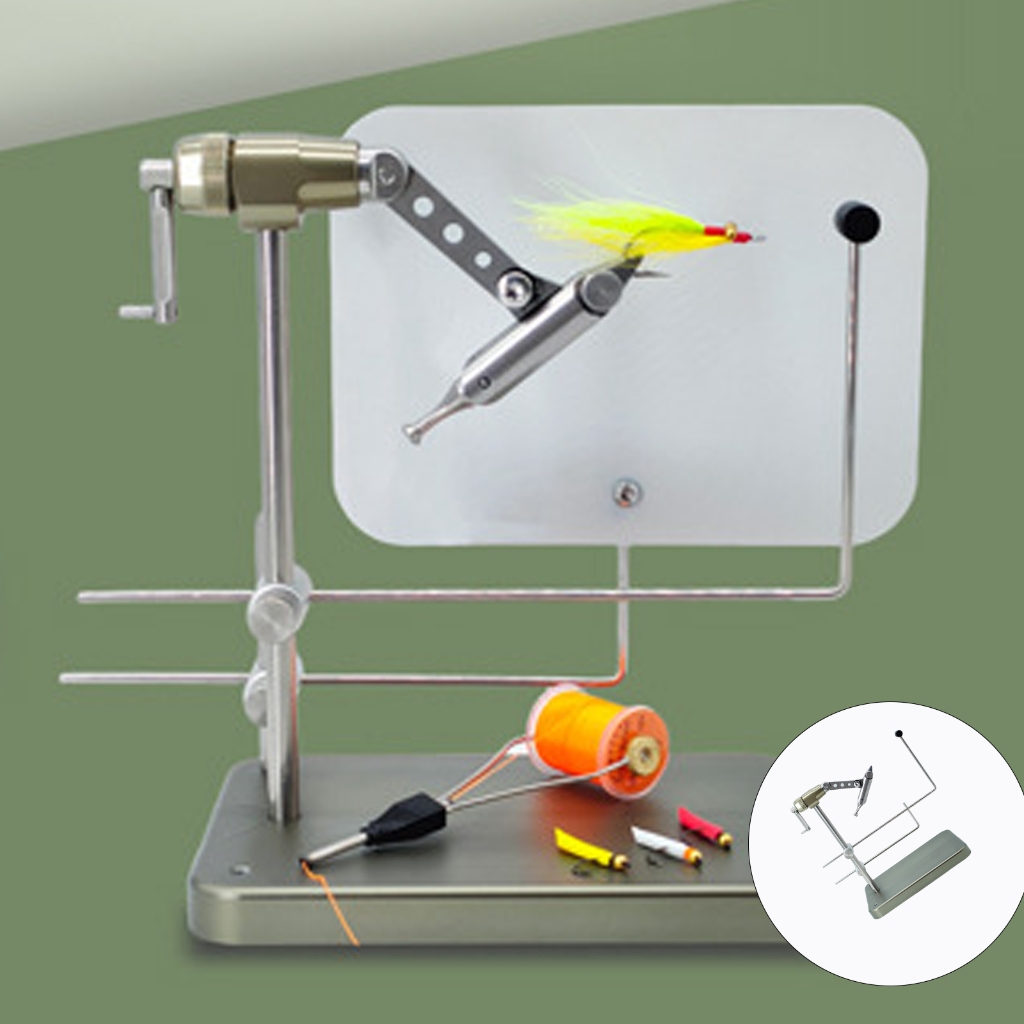 360 Degrees Rotating Alloys Fishing Vises Multifunctional Enhances Fly Tying Accuracy For Beginner And Expert