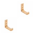 thumbnail image 3 of Cateissary Folding Hanging Hooks Aluminium Alloy Punch Foldable Rack Hanger Bearing Strong Towel Invisible Free for Bathroom Living Room oro 2piezas Cateissary CBP259067, 3 of 6