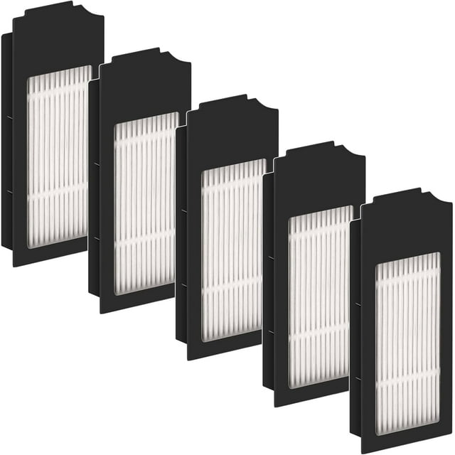 (5 Pieces) N20 Plus HEPA Filter for Robot Vacuum Ecovacs DEEBOT N20 Plus/ N20 Pro Plus/ X1 Omni/ X1 PRO Omni/ X1 Plus/ T10 Omni/ T10 Turbo,Robot Vacuum Cleaner Filter Kit, Replacement Parts 5 Filters