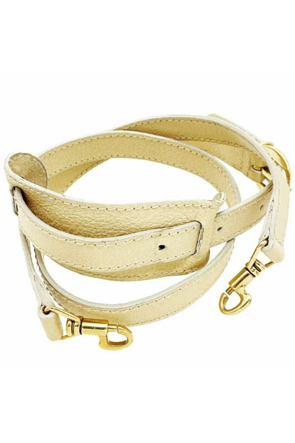 Pre-Owned Gucci Bag Strap Leather Cream GUCCI Shoulder KK-12852 (Fair)