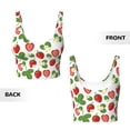 thumbnail image 5 of Naloa Strawberry Sports Bras for Women, High Support Bra with Removable Pads, Comfortable - Medium, 5 of 9