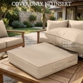 thumbnail image 7 of Pakunoda 19" x 19" Outdoor Deep Seat Cushion Replacement Slipcovers, 6 Set of Waterproof Patio Furniture Cushion Covers, Outdoor Cushion Covers with Zipper for Patio Furniture, Sand, 7 of 7