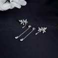 thumbnail image 4 of BR Pendientes elegantes con borlas de cristal para mujeres y adolescentes, 4 of 5