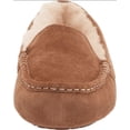 thumbnail image 4 of Ugg Womens Ansley Suede Comfy Moccasin Slippers Tan 7 Medium (B,M), 4 of 8