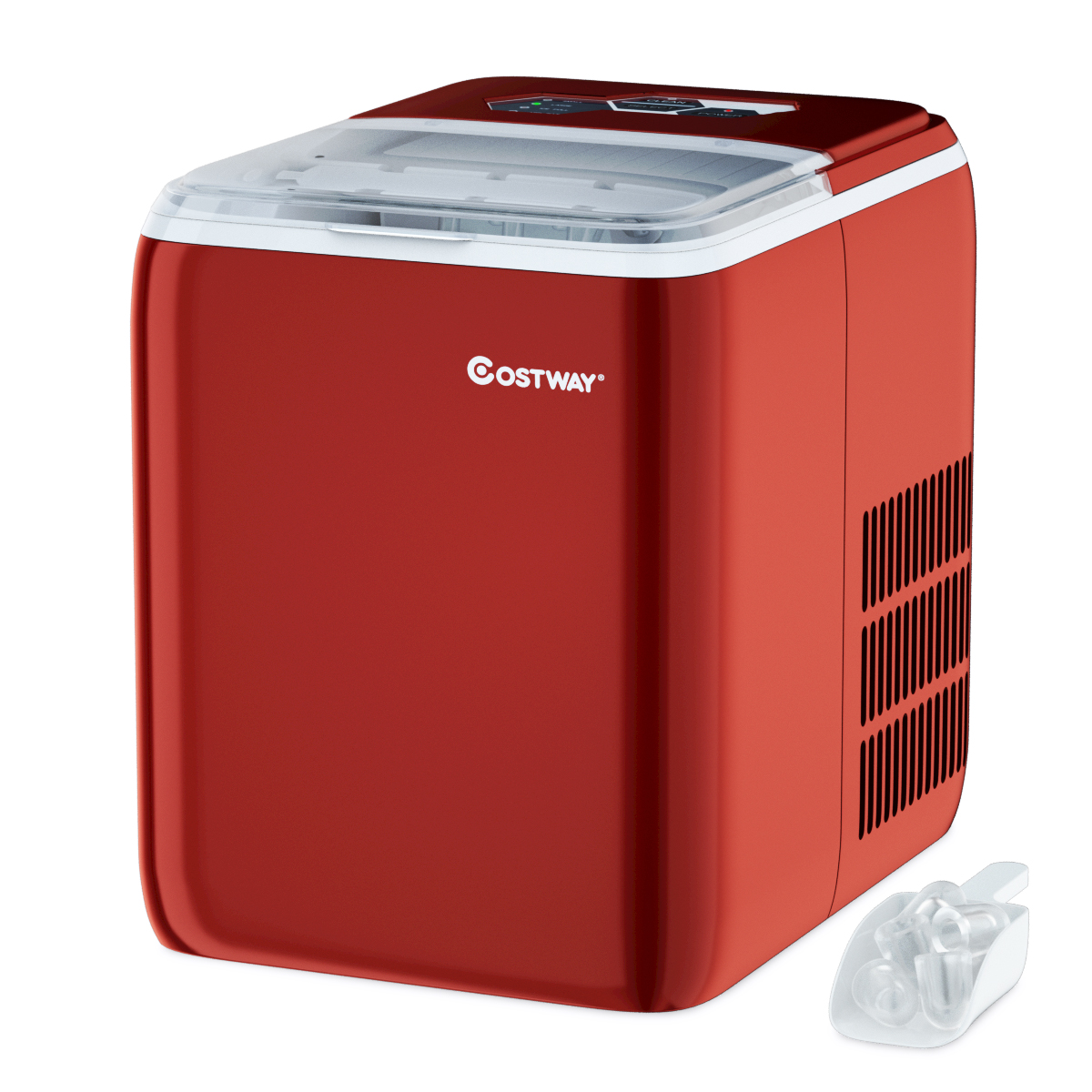 Costway Portable Countertop Ice Maker Machine 44Lbs/24H SelfClean w