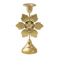 thumbnail image 1 of Candelabro de metal vintage, candelabro romántico para mesa de cena, decoración retro con textura envejecida para bodas, fiestas y aniversarios en el hogar., 1 of 8