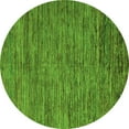 thumbnail image 1 of Ahgly Company Indoor Round Abstract Green Modern Area Rugs, 5' Round, 1 of 4