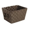 Whitmor Woven Strap Small Tote Basket - Java - 10" x 12" x 8"