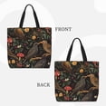 thumbnail image 4 of Large-Capacity Zipper Single-Shoulder Convenience Bag 15.7×19.6 Inches, Wear-Resistant And Water-Repellent, Can Be Carried By Hand Or On One Shoulder Cartoon European Starling Birds, 4 of 8