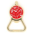 thumbnail image 1 of Ouvre-bouteille en Papier Tigre Animal Porcelaine Zodiac en Acier Inoxydable Porte-Clés, 1 of 3