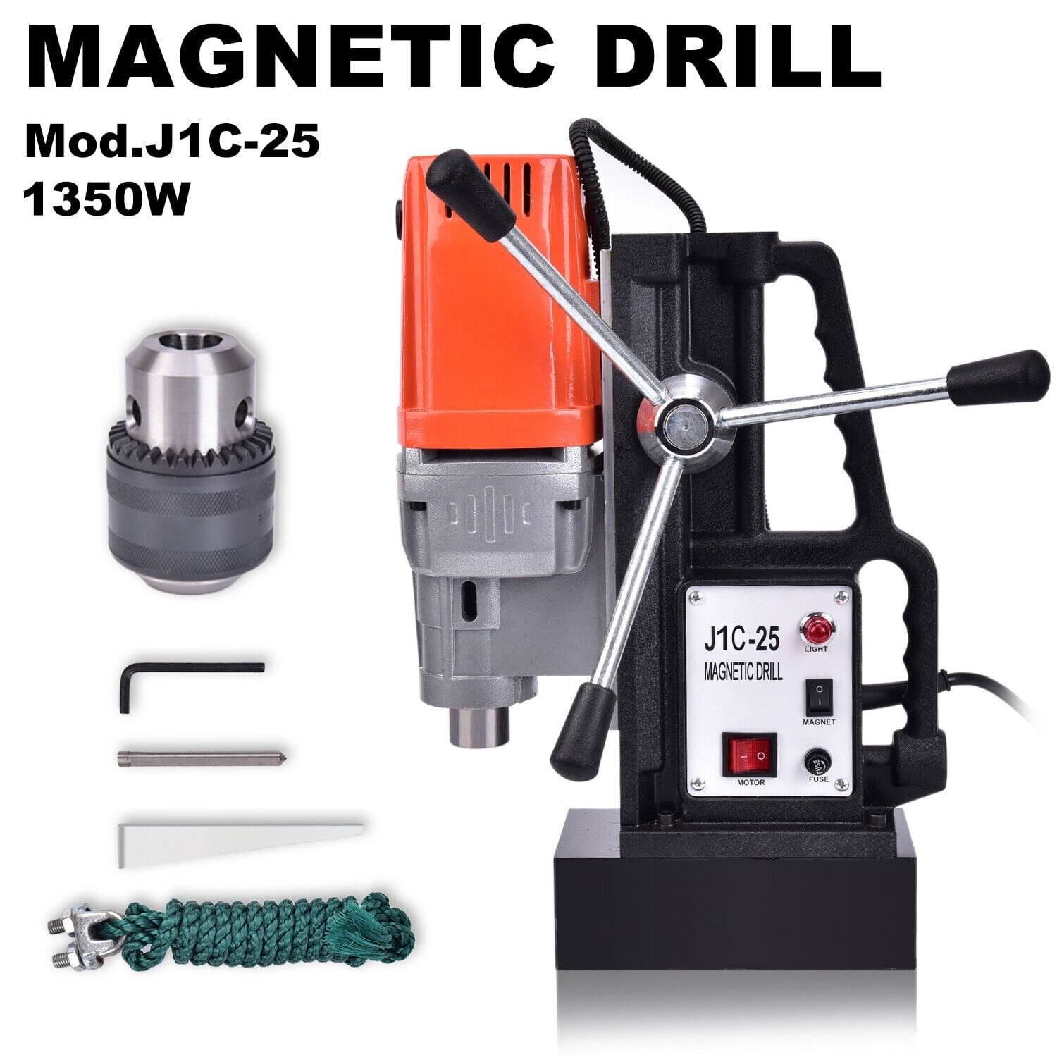 EAYSG 1350W J1C25 Base Drill Press 25 mm Boring 15000N