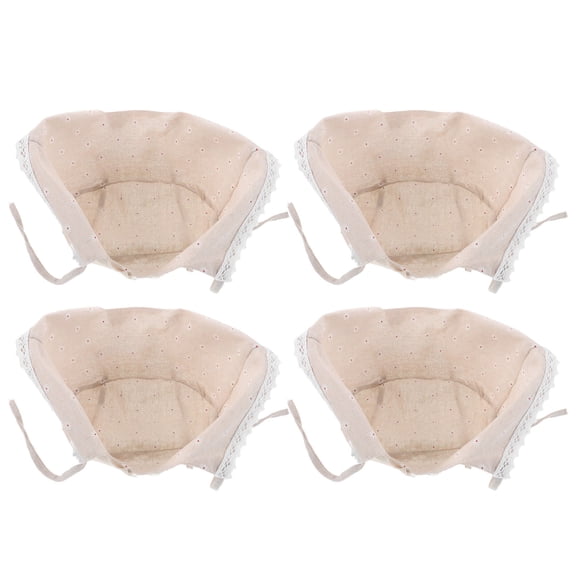 HEANUJJ Decorative Picnic Basket Liner Multi-Color Boho Fabric for Home Storage 4Pcs