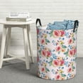 thumbnail image 5 of Picia Rose Flowers Large Laundry Basket, Waterproof, Freestanding Laundry Hamper, Collapsible Tall Clothes Hamper with Extended Handles-, 5 of 8