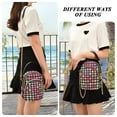thumbnail image 6 of FORMRS Crossbody Bag for Women Shoulder Cell Phone Purse with Zipper, Colorful Block Pattern, 6 of 7