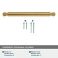 thumbnail image 4 of Amerock Balata 6-5/16 inch (160mm) Center-to-Center Champagne Bronze Cabinet Pull, 4 of 6