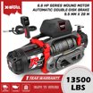 SINOKING 12000lb Electric Winch - 12V Off-Road Winch With Synthetic Rope & Wireless Remote, IP67 Waterproof