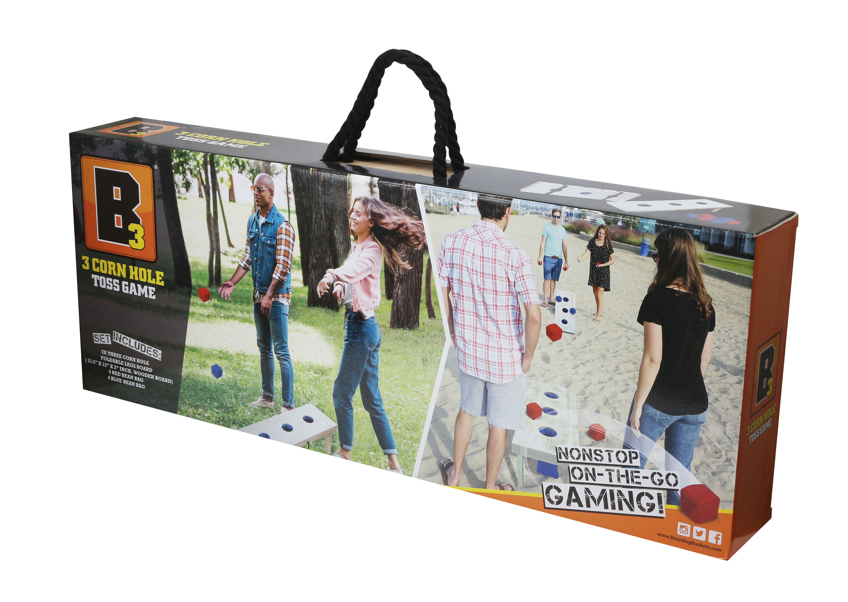 8-Quality-Cornhole-Bean-bags-All-Weather-Corn-Hole-Bags-Free-Bag-Carry-Pack! 