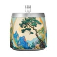 thumbnail image 7 of Yayeee Ashtray with Lid for Cigarette Smokeless Stainless Steel Home Ash Holder, Large Pine Tree, 7 of 7