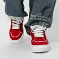 thumbnail image 3 of Cyiecw Mens Sneakers Classic Low top Casual Canvas Shoes for Men Teen, Lace Up Comfortable Skate Walking Shoe for Men Lightweight Fashion Sneakers, 3 of 7